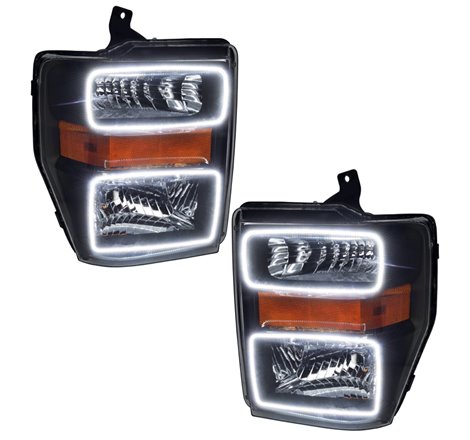 Oracle 08-10 Ford F250/350 LED HL - Black - White