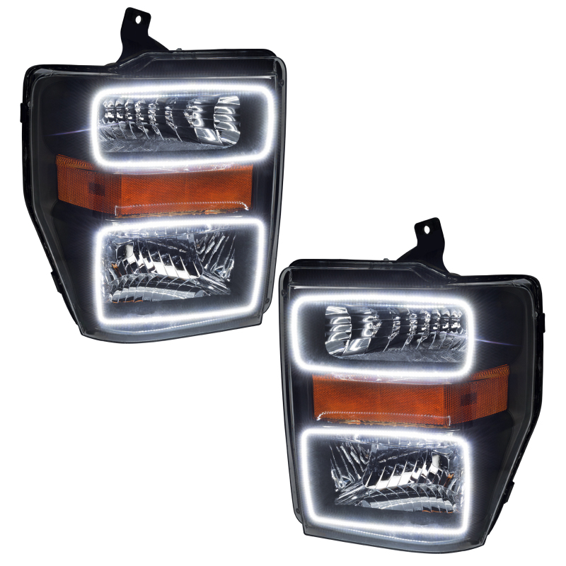 Oracle 08-10 Ford F250/350 LED HL - Black - White