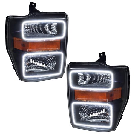 Oracle 08-10 Ford F250/350 LED HL - Black - White