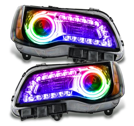 Oracle 11-14 Chrysler 300C SMD HL - Black - NON HID - ColorSHIFT DRL - ColorSHIFT w/o Controller