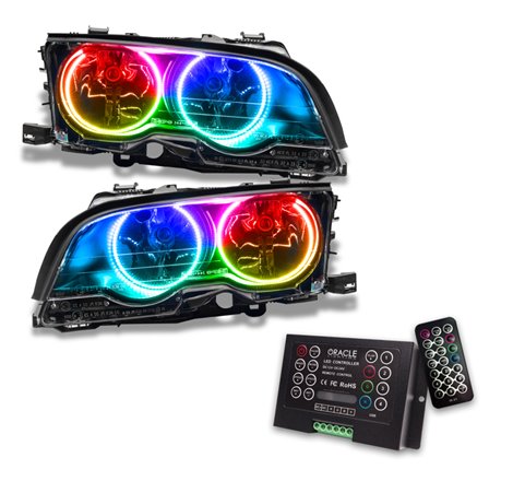 Oracle 99-01 BMW 3 Series Coupe HL - (Halogen) - ColorSHIFT w/ 2.0 Controller