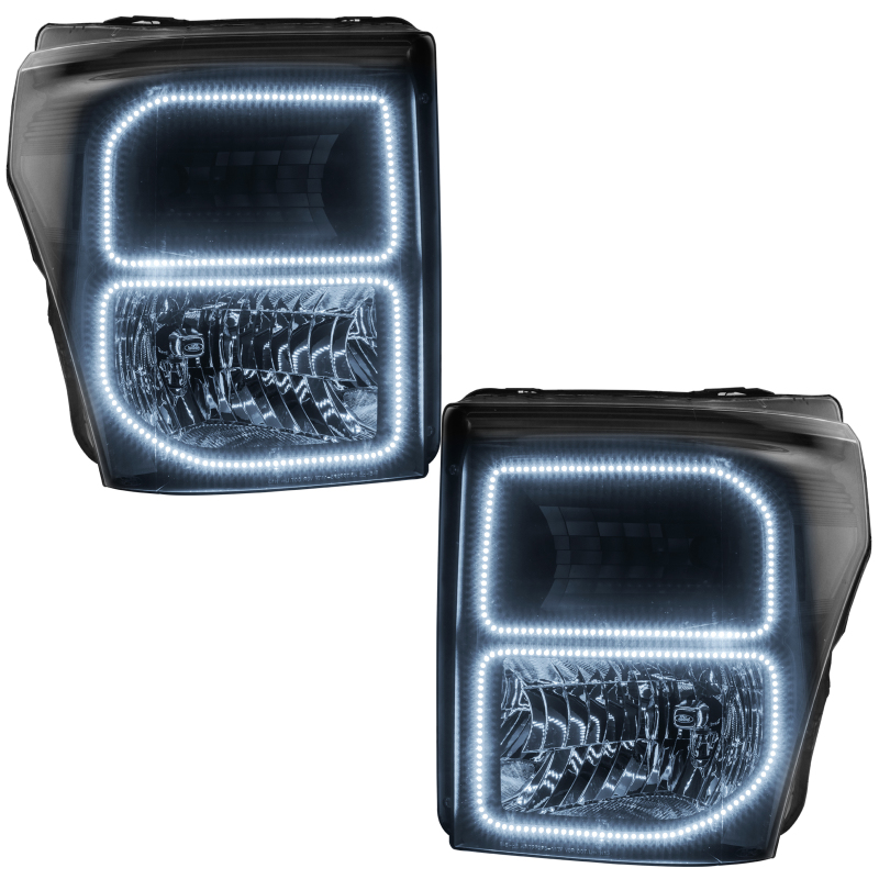 Oracle 11-16 Ford F250/350 LED HL - Black - White