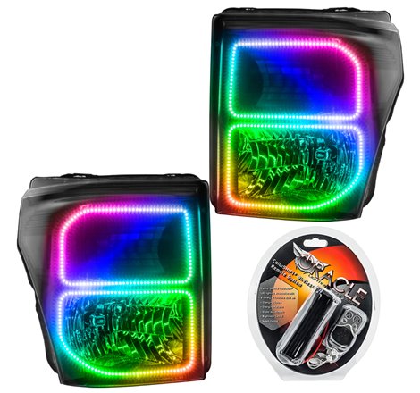 Oracle 11-16 Ford F250/350 LED HL - Black - ColorSHIFT