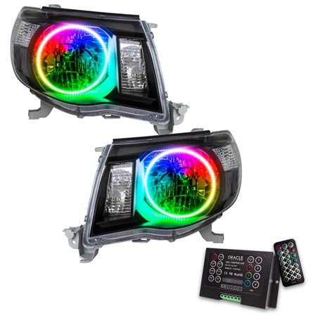 Oracle 05-11 Toyota Tacoma SMD HL - Black - ColorSHIFT w/ 2.0 Controller