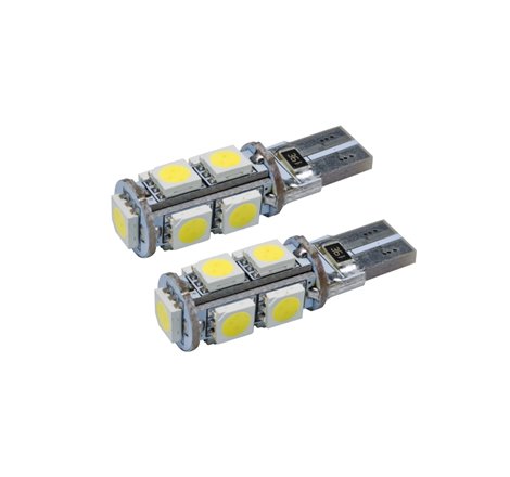 Oracle T10 9 LED 3 Chip SMD Bulbs (Pair) - Cool White