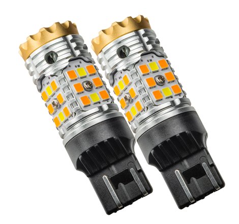 Oracle 7443-CK LED Switchback High Output Can-Bus LED Bulbs - Amber/White Switchback