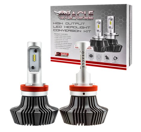 Oracle H11 4000 Lumen LED Headlight Bulbs (Pair) - 6000K