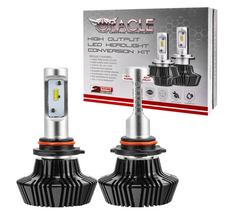 Oracle 9006 4000 Lumen LED Headlight Bulbs (Pair) - 6000K