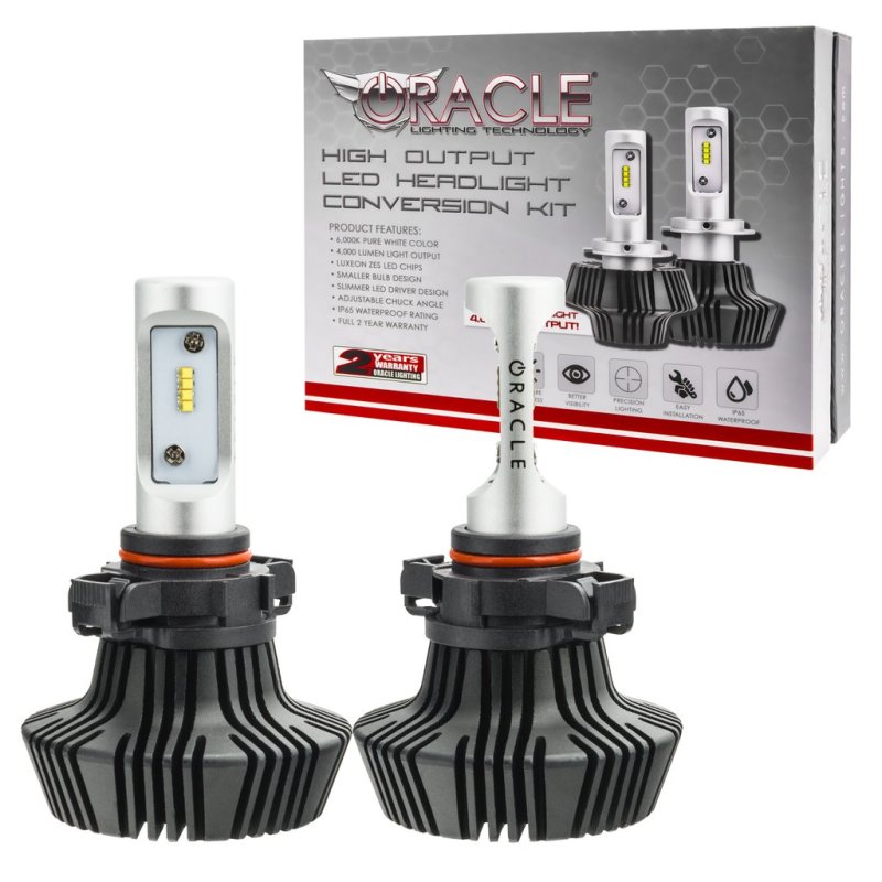 Oracle 52 4000 Lumen LED Headlight Bulbs (Pair) - 6000K