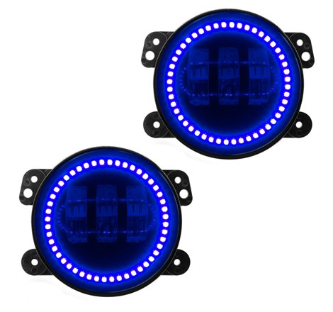 Oracle High Powered LED Fog Lights - Blue