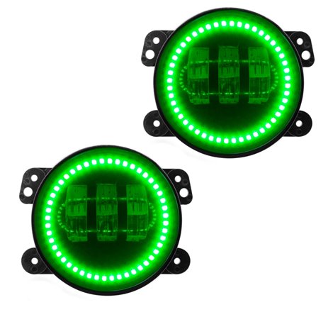 Oracle High Powered LED Fog Lights - Green