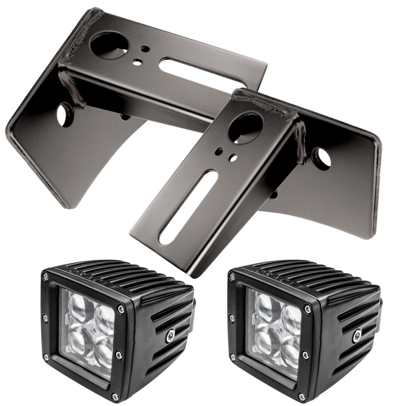 Oracle Jeep JK Lower Windshield Mount Brackets/Lights Combo