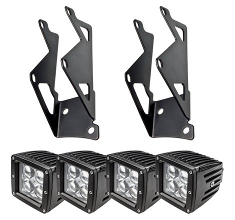 Oracle Jeep JK Dual Mounting Pillar Brackets/Lights Combo