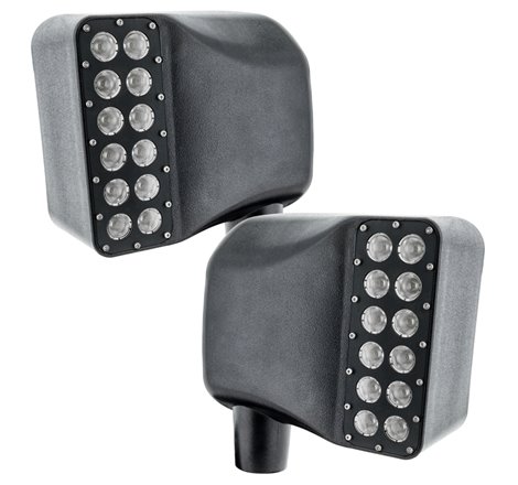 Oracle Jeep Wrangler JK Off-Road Side Mirrors - 6000K