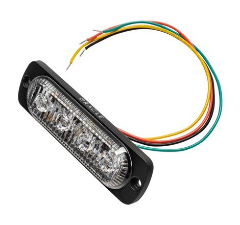 Oracle 4 LED Slim Strobe - Amber