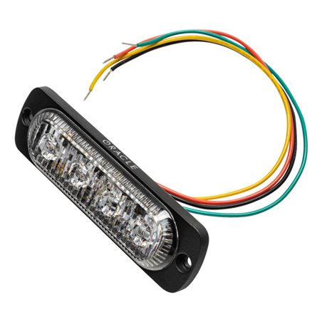 Oracle 4 LED Slim Strobe - Amber