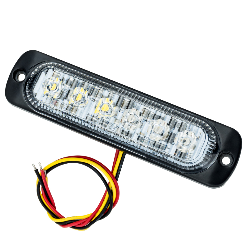 Oracle 6 LED Slim Strobe - Amber