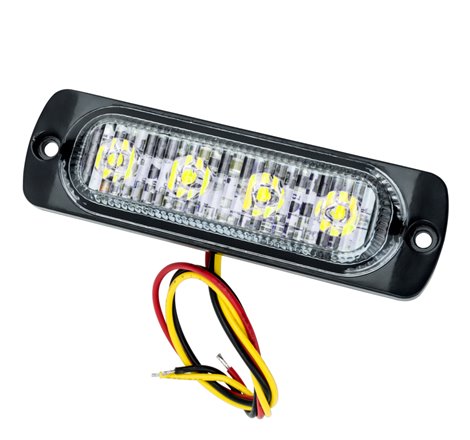 Oracle 6 LED Dual Color Slim Strobe - Amber/White