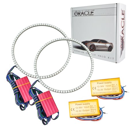 Oracle Jeep Wrangler JK 07-17 LED Waterproof Halo Kit - ColorSHIFT w/ 2.0 Controller