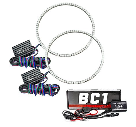 Oracle Jeep Wrangler JK 07-17 LED Waterproof Halo Kit - ColorSHIFT w/ BC1 Controller