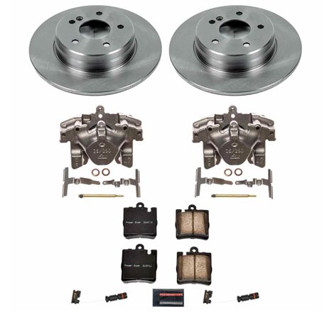 Power Stop 01-02 Mercedes-Benz E430 Rear Autospecialty Brake Kit w/Calipers