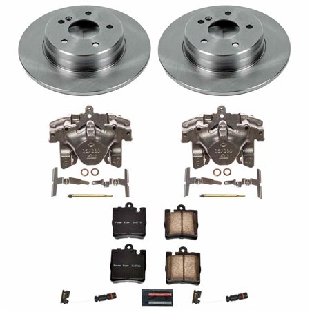 Power Stop 01-02 Mercedes-Benz E430 Rear Autospecialty Brake Kit w/Calipers