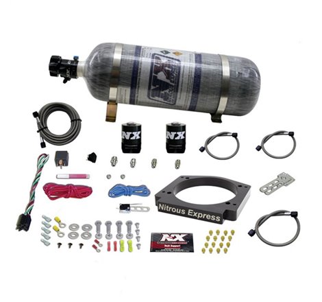 Nitrous Express GM LS 112mm Adapter Plate Kit (100-400HP) w/ 12LB Bottle