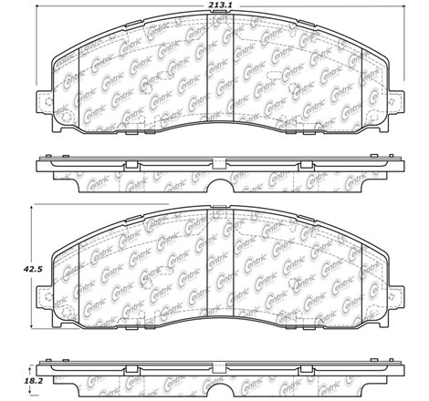 StopTech Ford 12-20 F-250/350 / 13-16 F-450 Front Truck & SUV Brake Pad