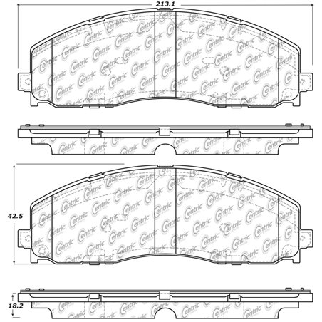 StopTech Ford 12-20 F-250/350 / 13-16 F-450 Front Truck & SUV Brake Pad