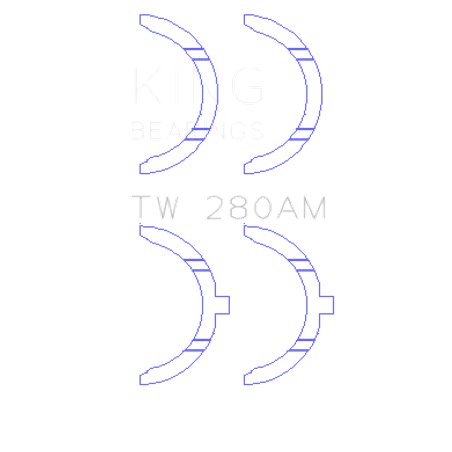 King Toyota 1E/2E Thrust Washer Set