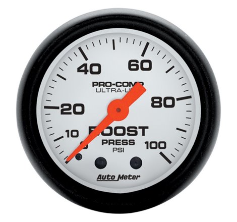 Autometer Phantom 2 1/16in 100psi Mechanical Boost Gauge