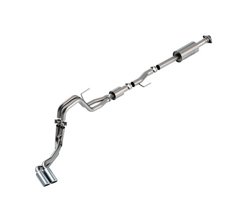 Borla F-150 2021 5.0L 4dr CC SB EC STB Lariat/KR/Platinum/LTD 3/2.25 DSE Cat-Back S-Type CHR Tips