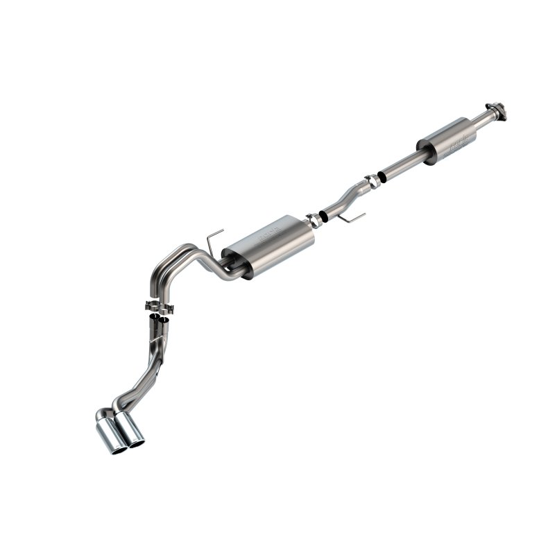 Borla F-150 2021 5.0L 4dr CC SB EC STB Lariat/KR/Platinum/LTD 3/2.25 DSE Cat-Back Touring CHR Tips