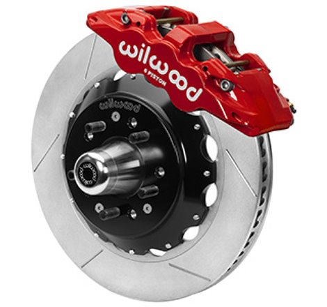 Wilwood Aero6R/ST Front Big Brake Kit 14in Red Powder Coat 79-88 Chevrolet Monte Carlo