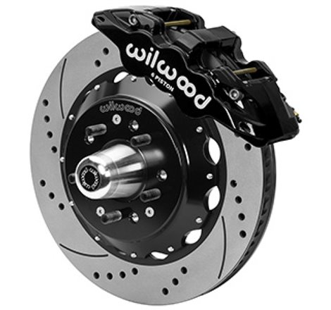 Wilwood Aero6R/ST Front Big Brake Kit 14in D/S Black Powder Coat 79-88 Chevrolet Monte Carlo