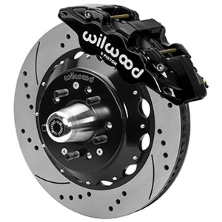 Wilwood Aero6R/ST Front Big Brake Kit 14in D/S Black Powder Coat 79-88 Chevrolet Monte Carlo