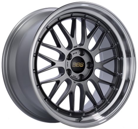 BBS LM 19x9.5 5x120 ET35 Diamond Black Center Diamond Cut Lip Wheel -82mm PFS/Clip Required