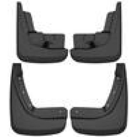 Husky Liners 20-21 Ford Explorer Front and Rear Mud Guard Set - Black