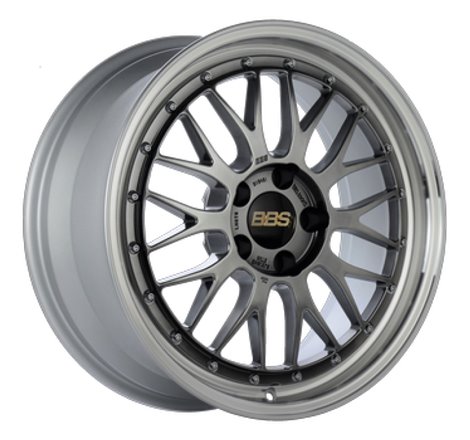 BBS LM 18x8 5x114.3 ET40 Diamond Black Center / Machined Lip Wheel -82mm PFS/Clip Required