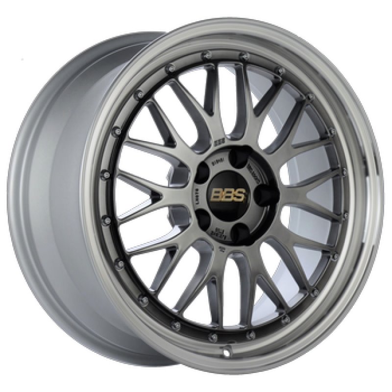 BBS LM 18x8 5x114.3 ET40 Diamond Black Center / Machined Lip Wheel -82mm PFS/Clip Required