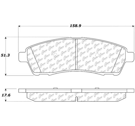 StopTech 99-04 Ford F-250 / 00-05 Excursion / 99-04 F-350 Super Duty Rear Truck & SUV Brake Pads