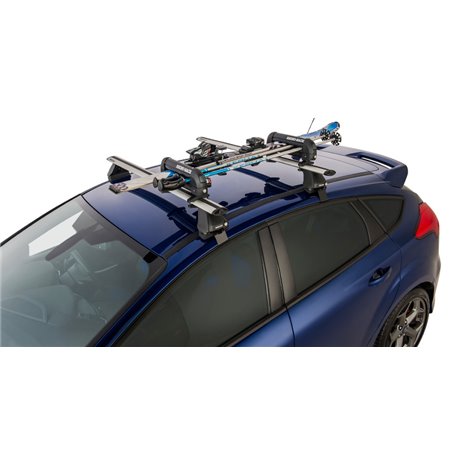 Rhino-Rack Universal Ski Carrier - Fits 2 Pairs of Skis - Black