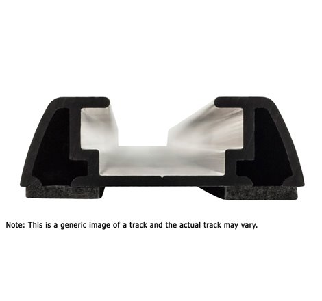 Rhino-Rack RTV Tracks w/Hardware & End Caps - 58.3in - Pair