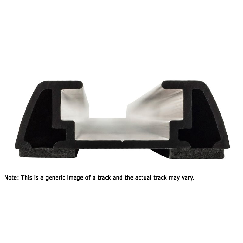 Rhino-Rack RTV Tracks w/Hardware & End Caps - 58.3in - Pair