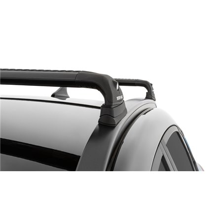 Rhino-Rack 18-22 Hyundai Kona 1st Gen 5 Door SUV w/Flush Rails Vortex RVP 2 Bar Roof Rack - Black