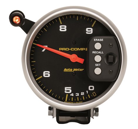 Autometer Pro-Comp 5 inch 9000 RPM Dual Range w/ Shift-Lite and Memory Tach