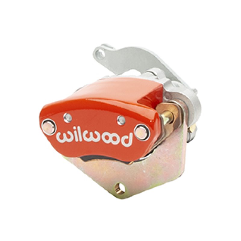 Wilwood Caliper-MC4 Mechanical-L/H - Red w/ Logo 1.19in Piston .81in Disc