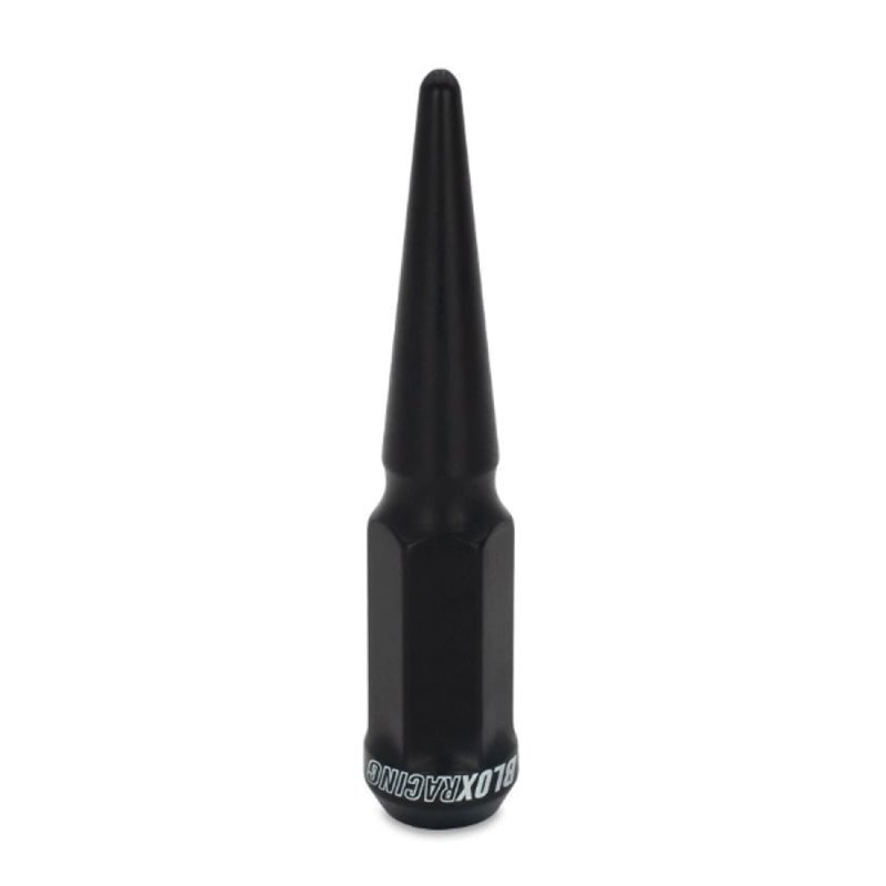 BLOX Racing Spike Forged Lug Nuts - Flat Black 14 x 1.50mm - Single