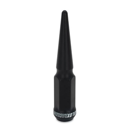 BLOX Racing Spike Forged Lug Nuts - Flat Black 14 x 1.50mm - Single