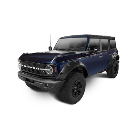 Bushwacker 2021+ Ford Bronco 4-Door Pocket Style Flares 4pc - Black